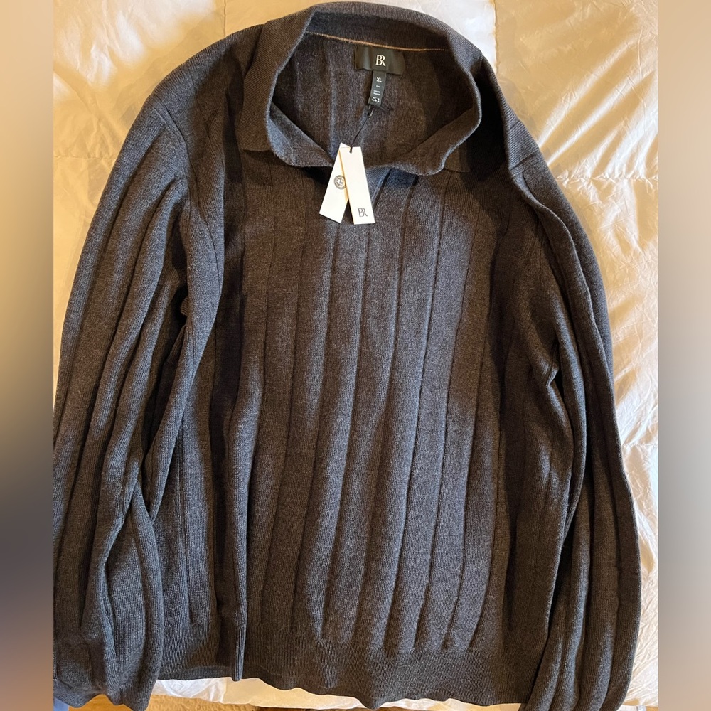 Men’s Banana Republic NWT dark gray sweater XL tall
